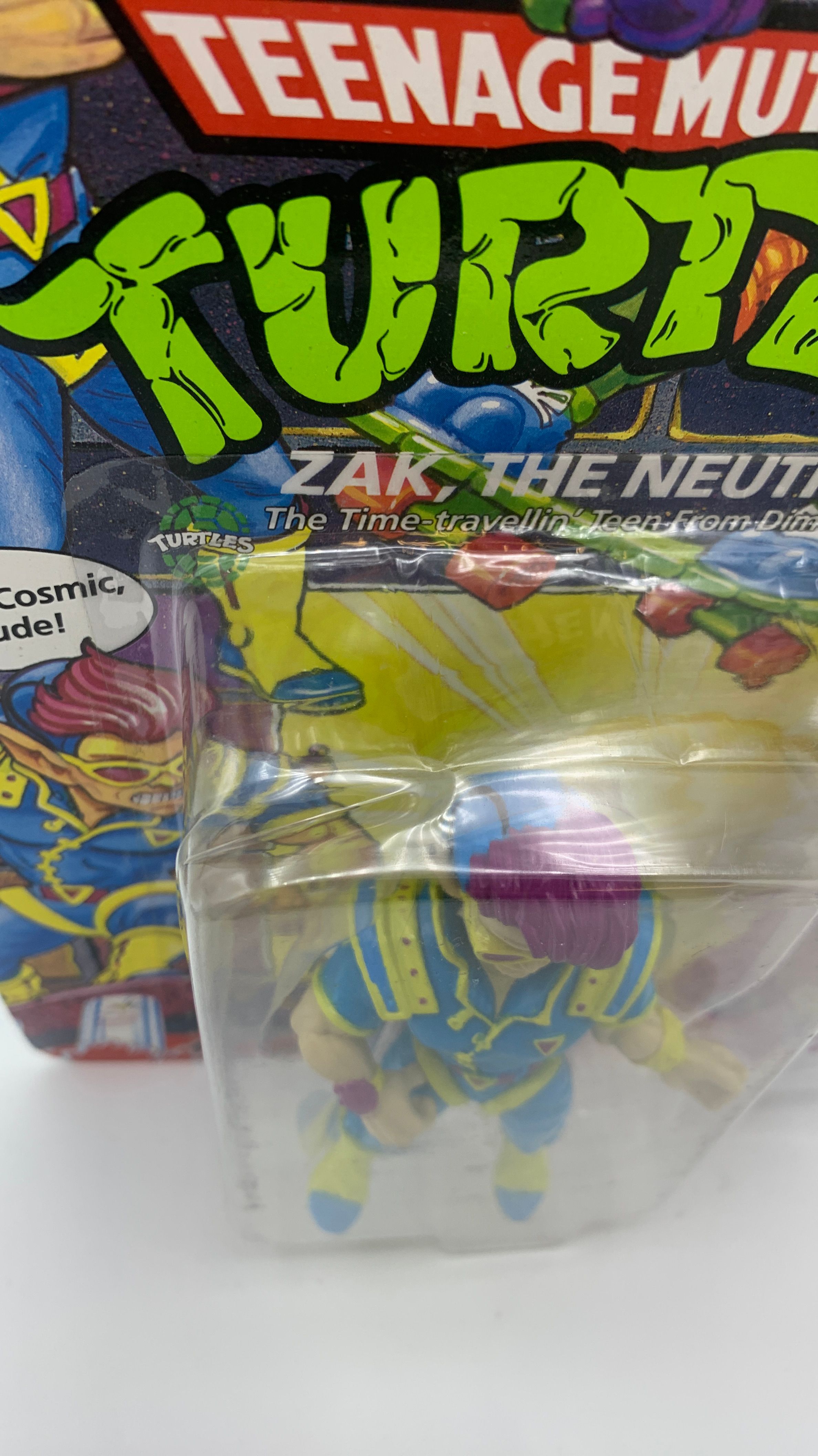 Playmates Teenage Mutant Ninja Turtles Zak, The Neutrino Vintage Figure (1991) view 4