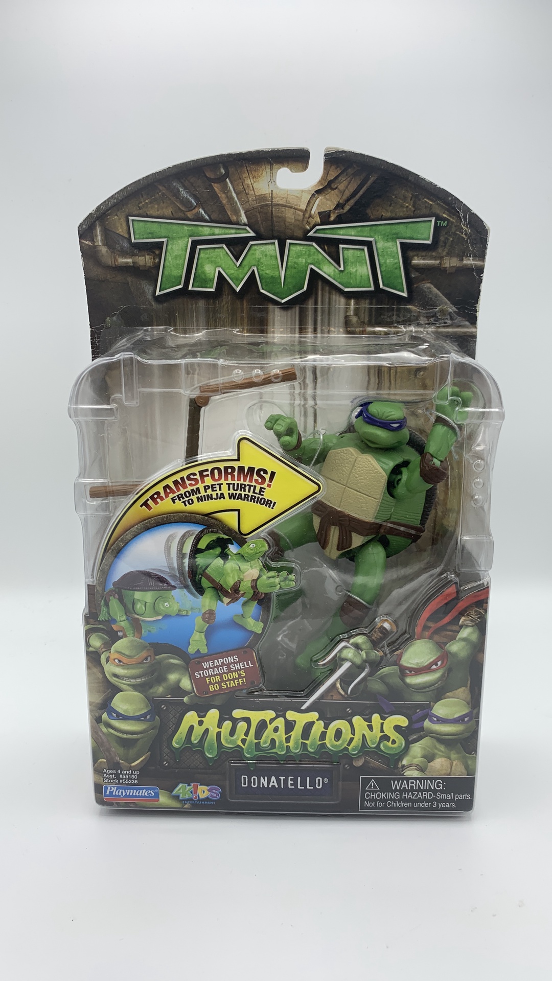 Playmates TMNT Mutations Donatello Figure 2007