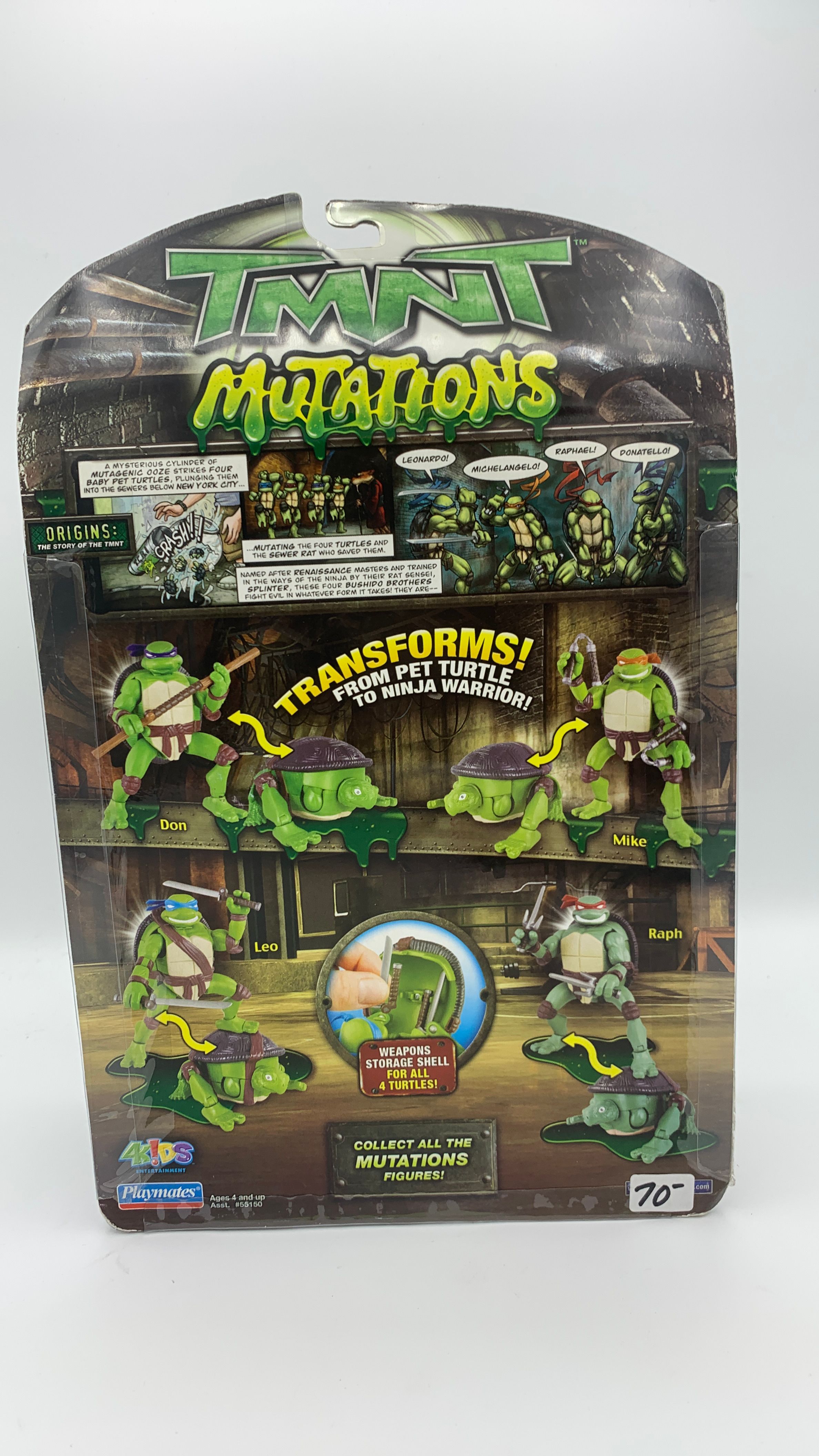 Playmates TMNT Mutations Donatello Figure 2007 view 4