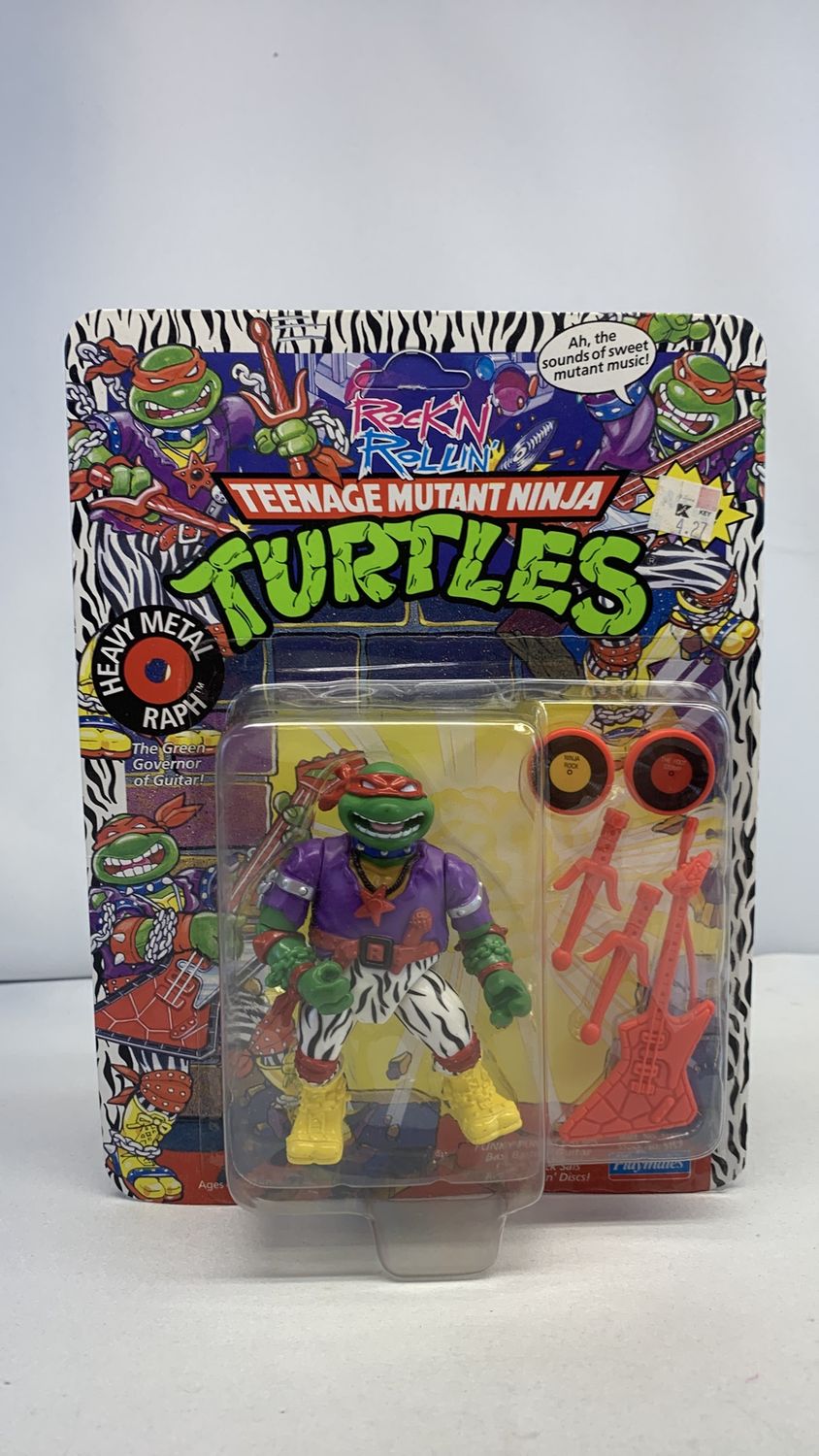 Playmates Teenage Mutant Ninja Turtles Heavy Metal Raph Vintage Figure 1991