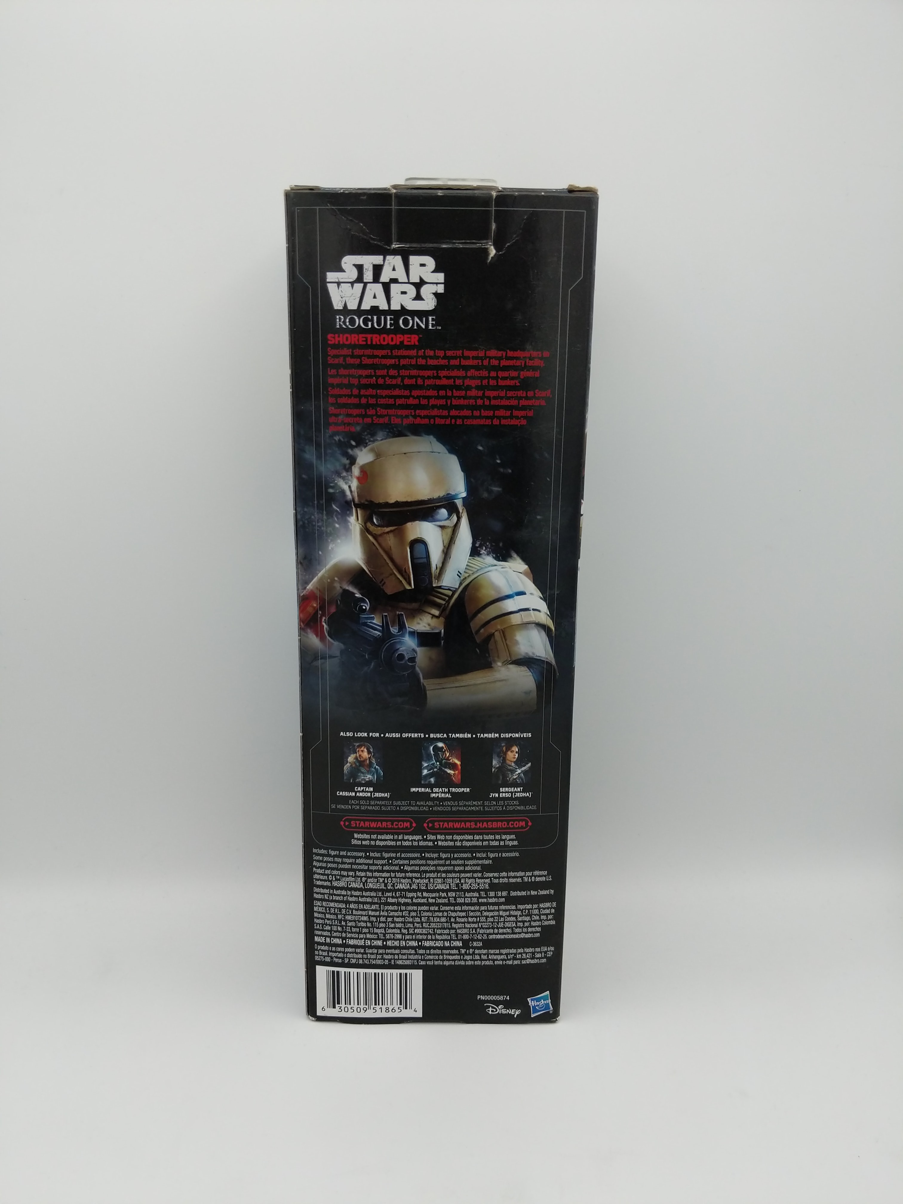 Hasbro Star Wars Rogue One Shoretrooper Figure 2016 view 2
