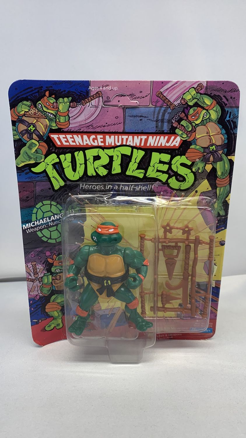 Playmates Teenage Mutant Ninja Turtles Michaelangelo Vintage Figure 1988