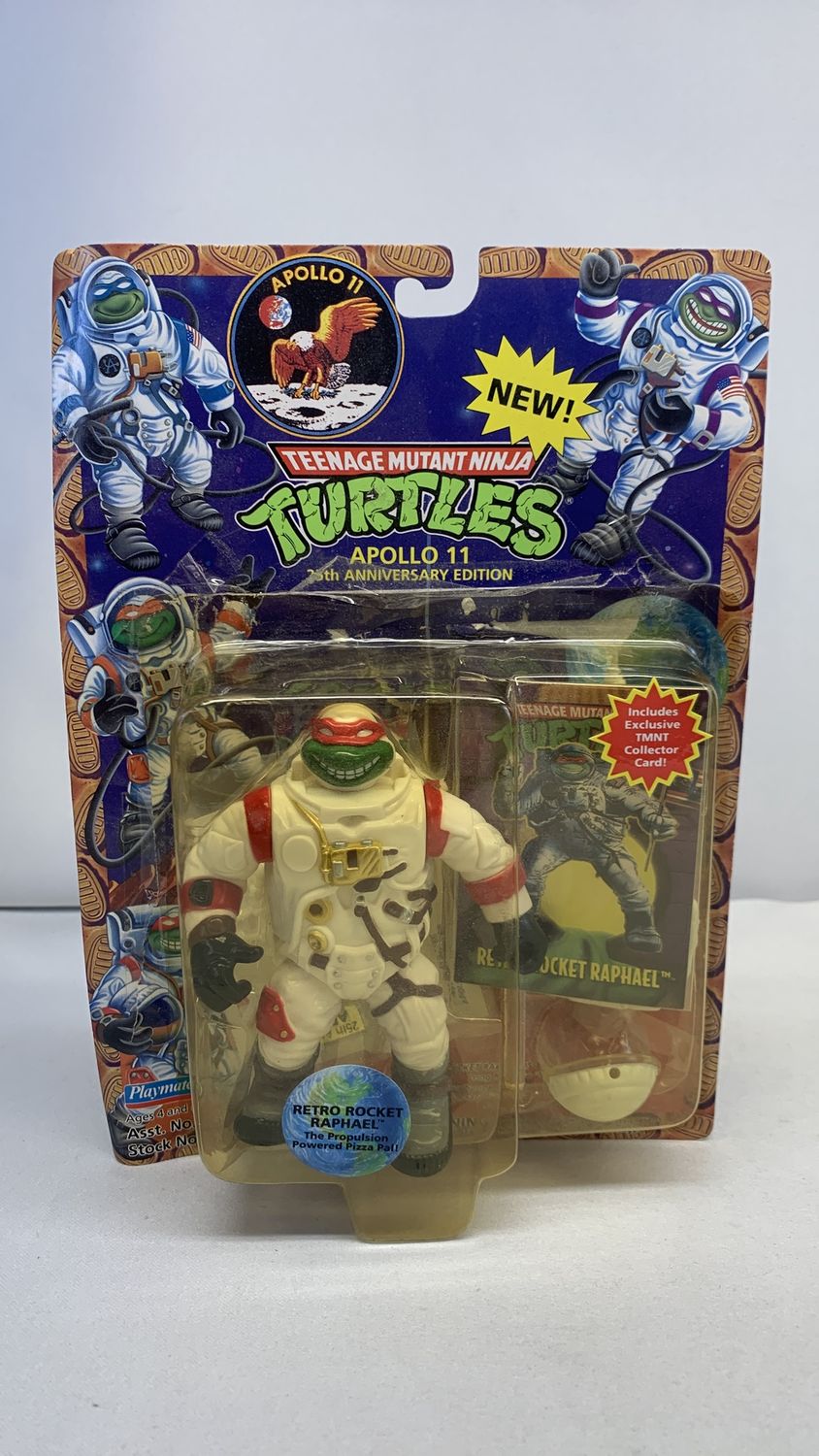 Playmates Teenage Mutant Ninja Turtles Retro Rocket Raphael Vintage Figure 1994