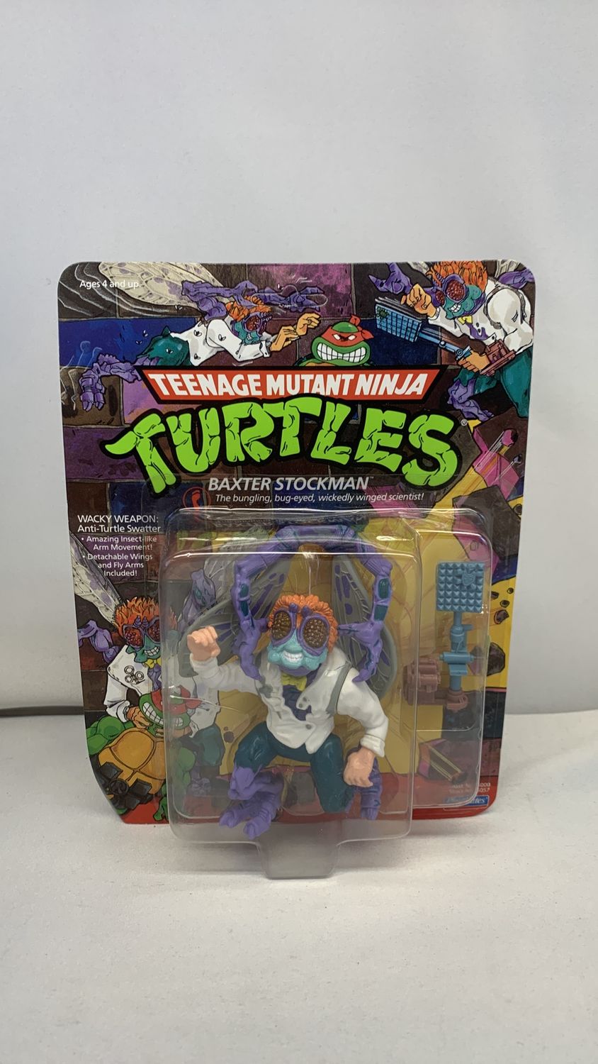 Playmates Teenage Mutant Ninja Turtles Baxter Stockman Vintage FIgure 1989