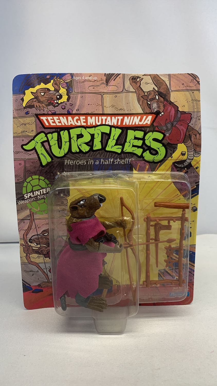 Playmates Teenage Mutant Ninja Turtles Splinter Vintage Figure 1988