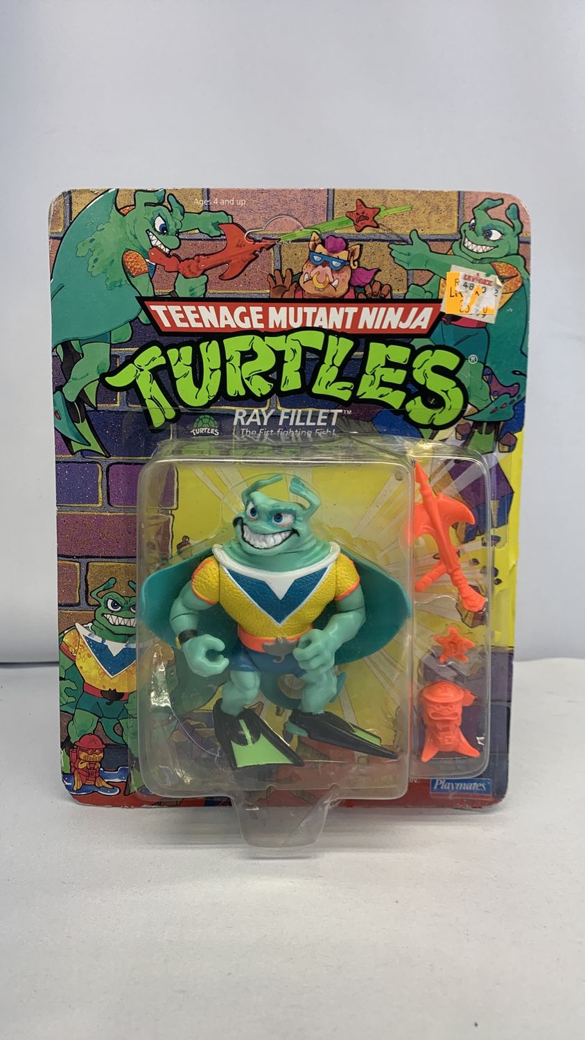 Playmates Teenage Mutant Ninja Turtles Ray Fillet Vintage Figure (1990)