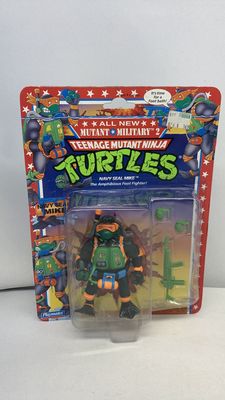 Playmates Teenage Mutant Ninja Turtles Navy Seal Mike Vintage Figure 1992