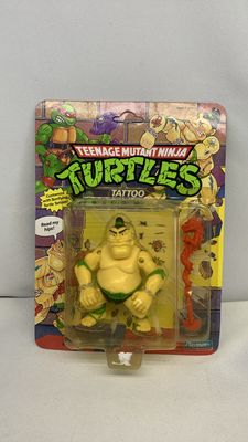 Playmates Teenage Mutant Ninja Turtles Tattoo Vintage Figure 1991