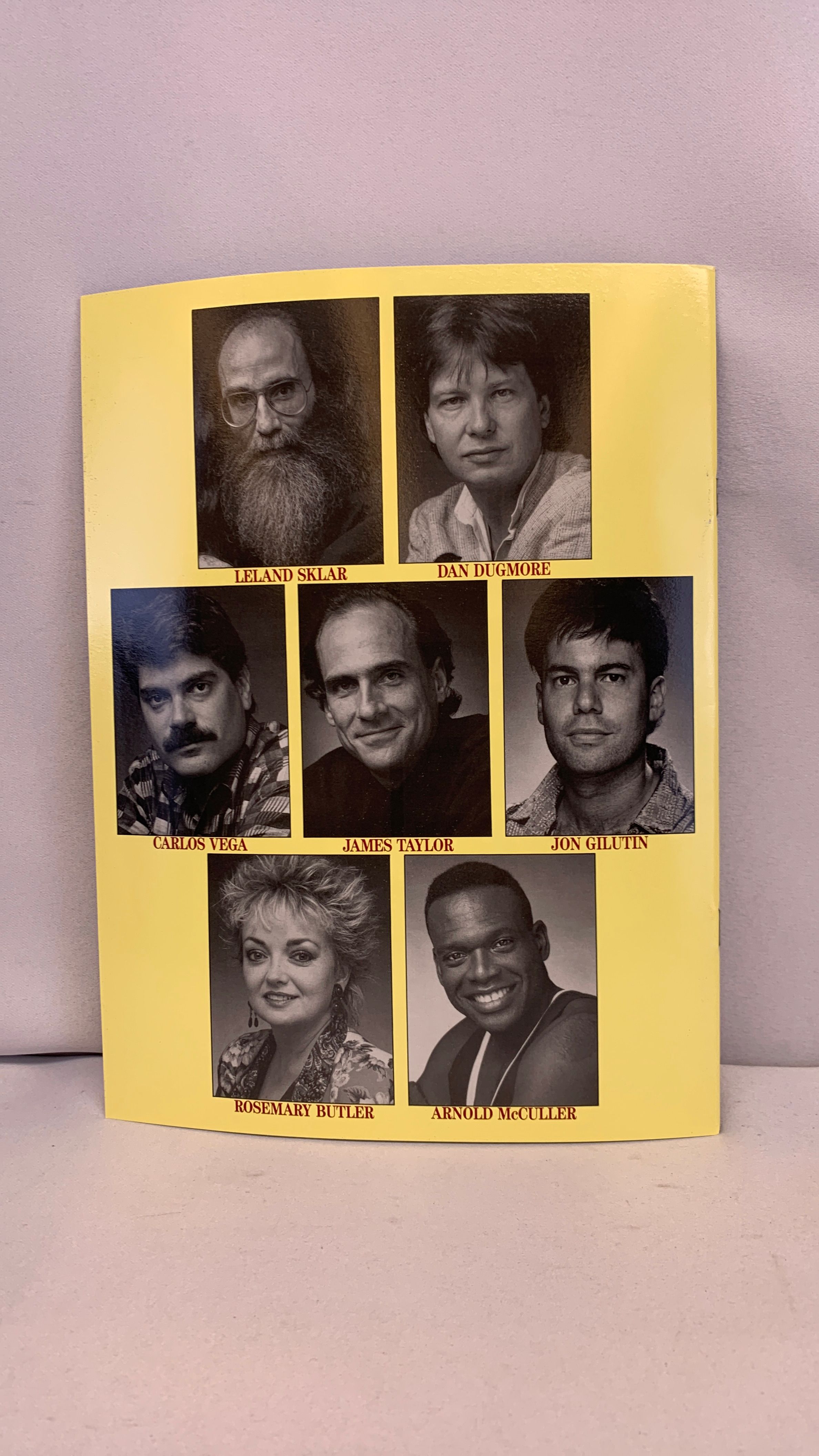 James Taylor That’s Why I’m Here Program Book 1986 view 4