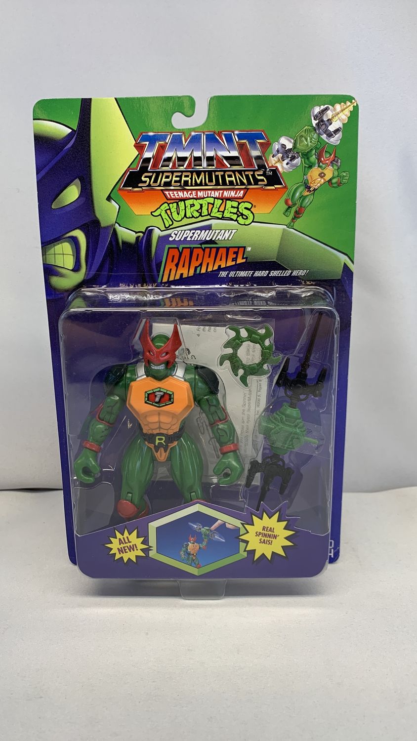 Playmates Supermutants Teenage Mutant Ninja Turtles Supermutant Raphael Vintage Figure 1994