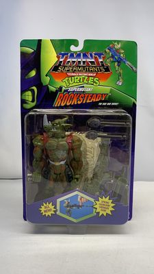 Playmates Supermutants Teenage Mutant Ninja Turtles Supermutant Rocksteady Vintage Figure 1994