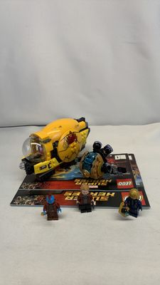 Lego 76080 Marvel Superheroes Ayesha’s Revenge 2017 (used) Missing Groot &amp; Red Rock