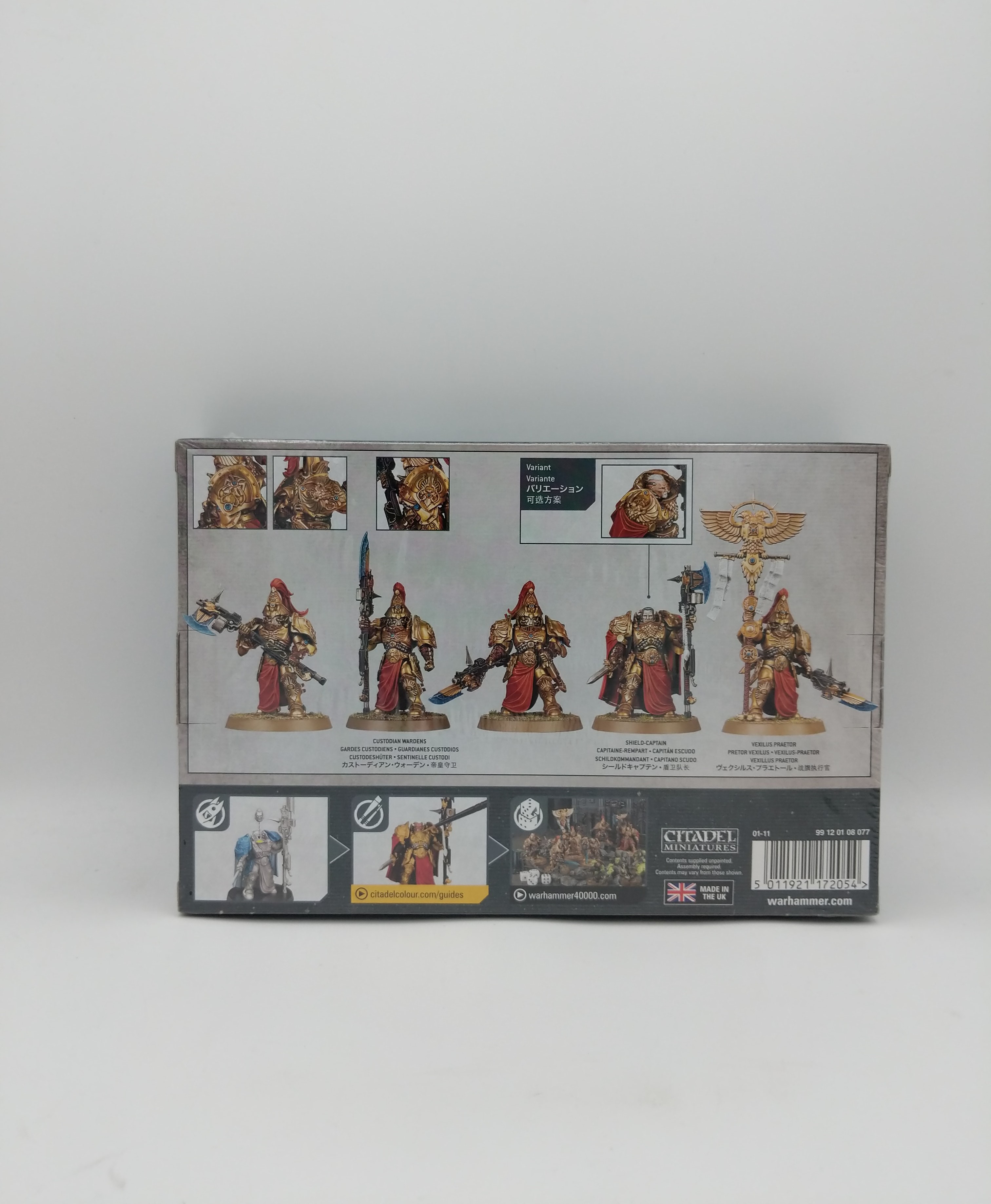 Warhammer 40,000 Adeptus Custodes Custodian Wardens 2021 view 2