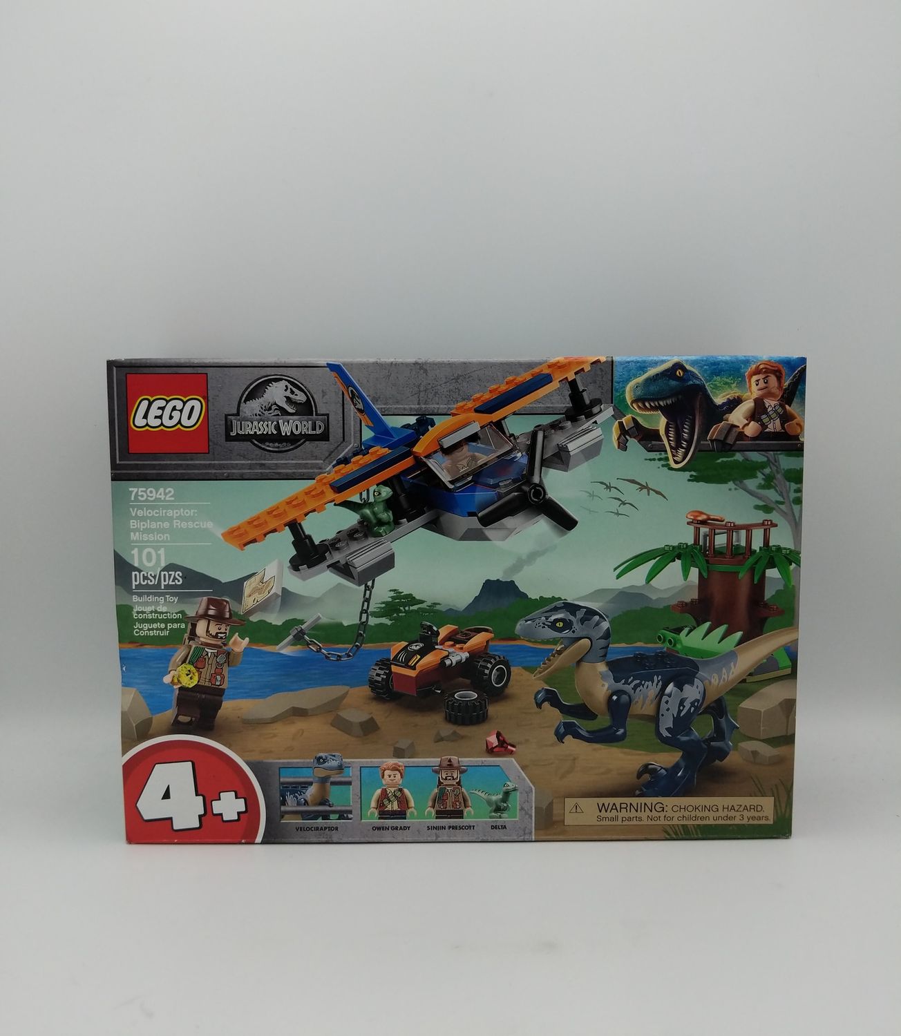 Lego 75942 Jurassic World Velociraptor Biplane Rescue Mission 2020