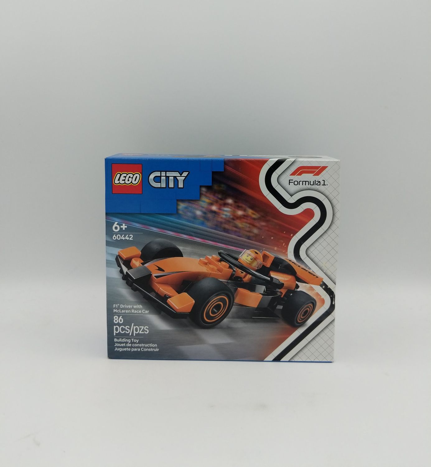 Lego 60442 City F1 Driver with McLaren Race Car