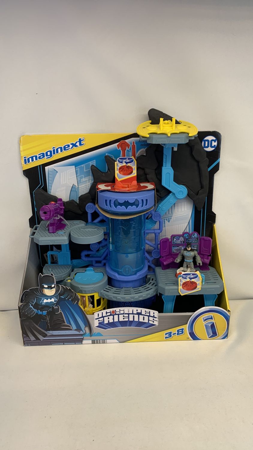 Fisher-price Imaginex DC Superfriends Bat-Tech Batcave Playset 2021