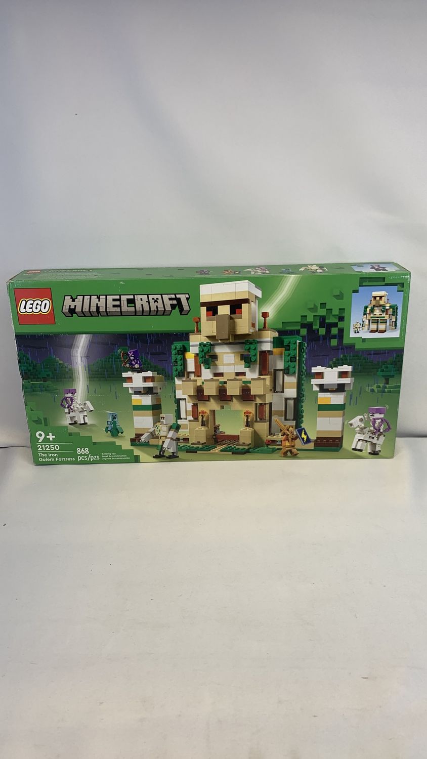 Lego 21250 Minecraft The Iron Golem Fortress 2023