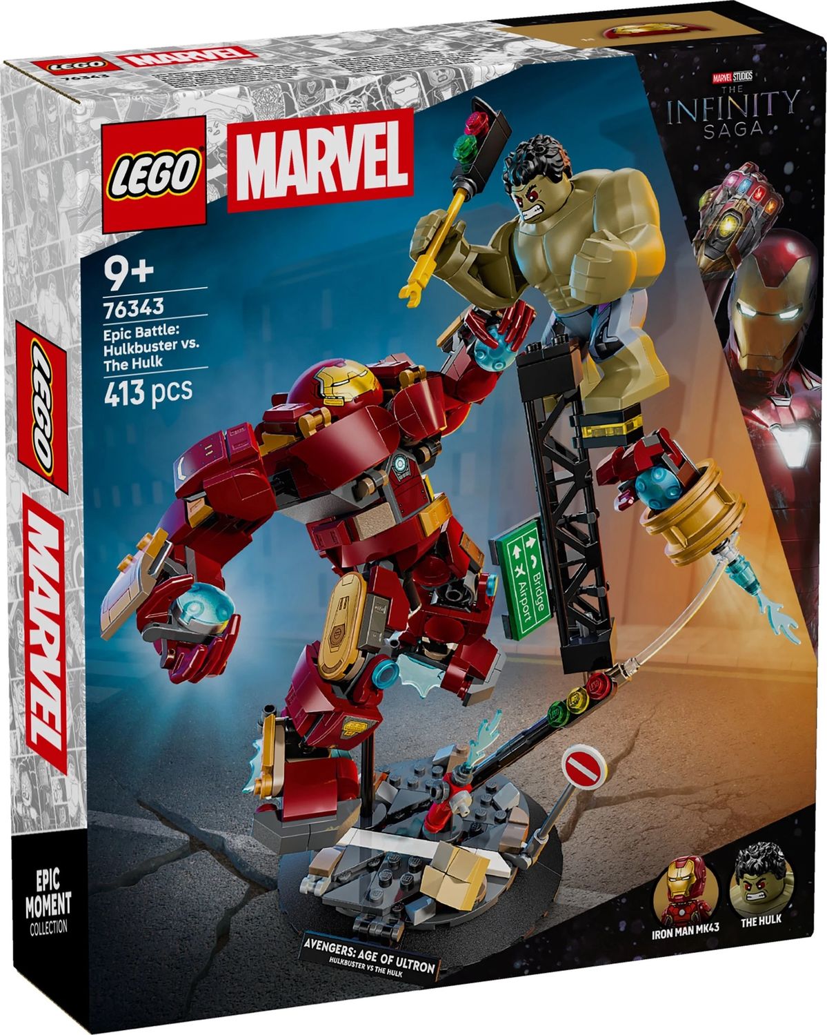 Lego 76343 Marvel Infinity Saga Epic Battle: Hulkbuster vs. The Hulk 2026