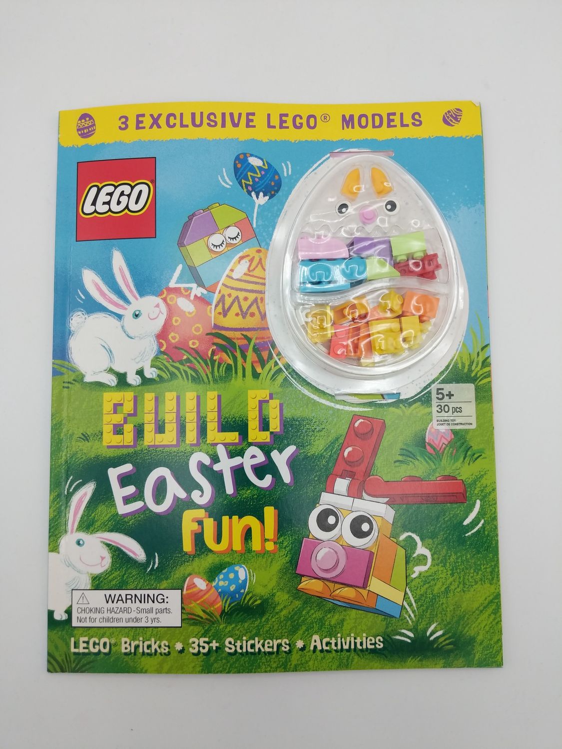 Lego Books: Build Easter Fun Activity Book with Minifigures 2021