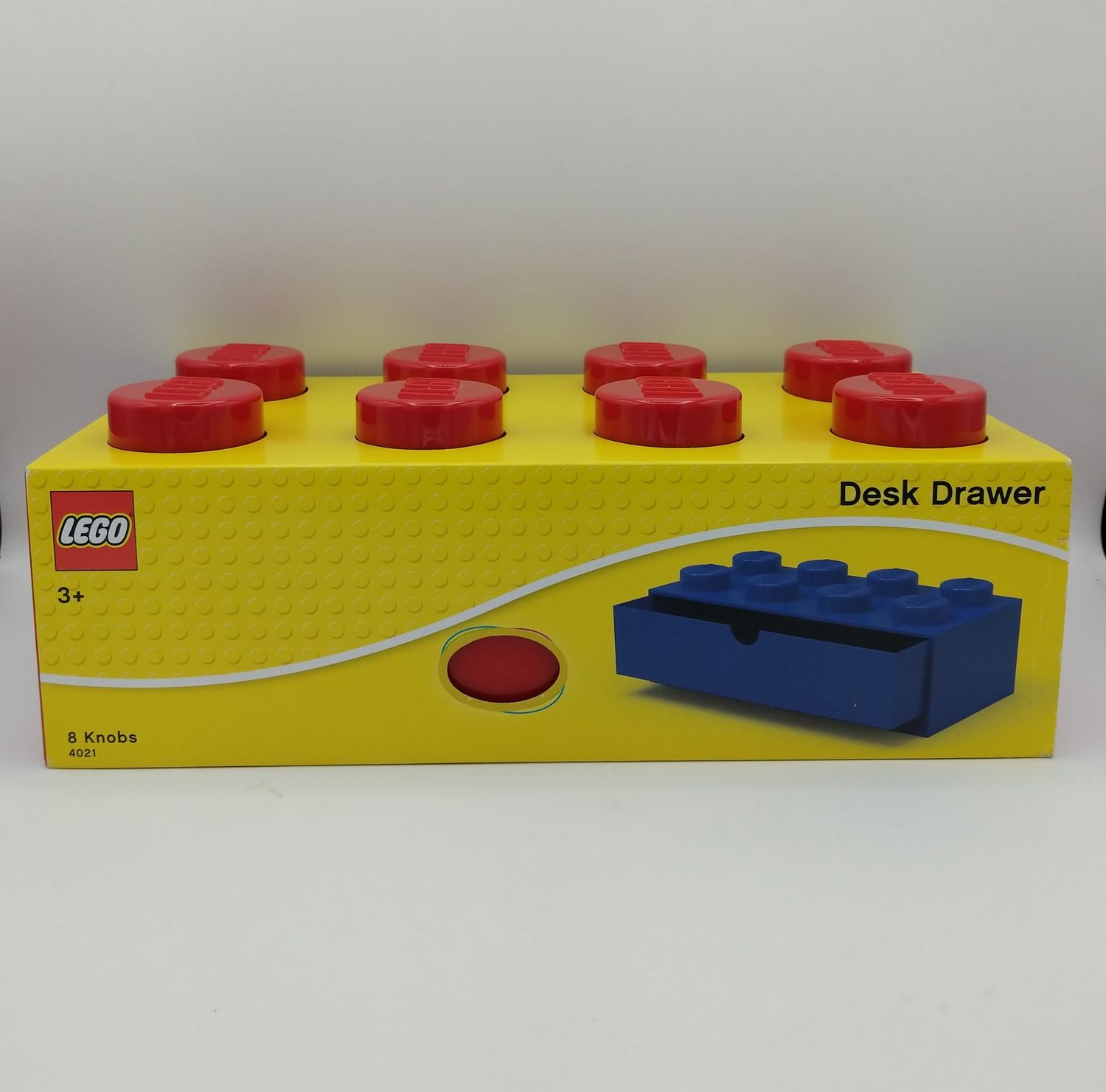 Lego 4021 Desk Drawer 8 Knobs Red 2018