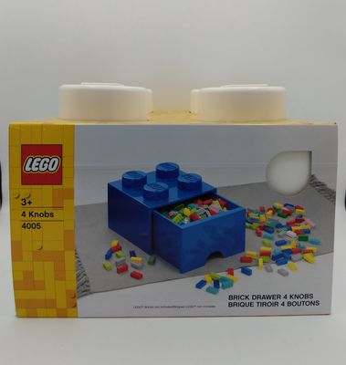 Lego 4005 Brick Drawer 4 Knobs White 2020