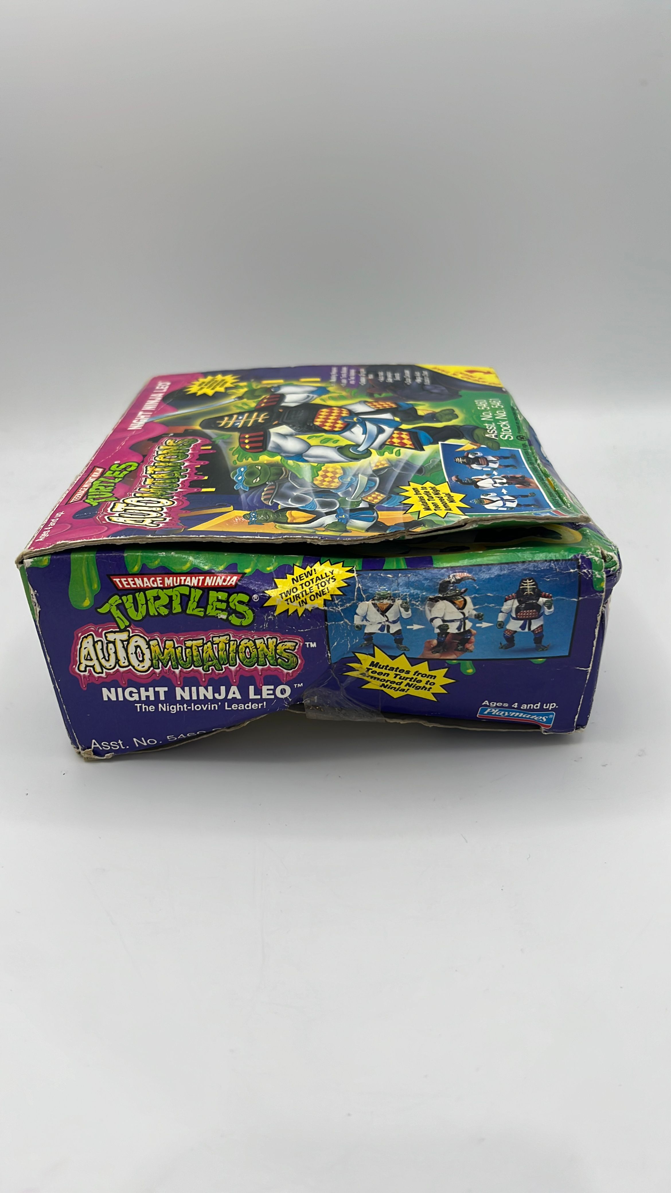 Playmates TMNT Figure AutoMutations Night Ninja Leo Vintage (1993) Damaged view 4