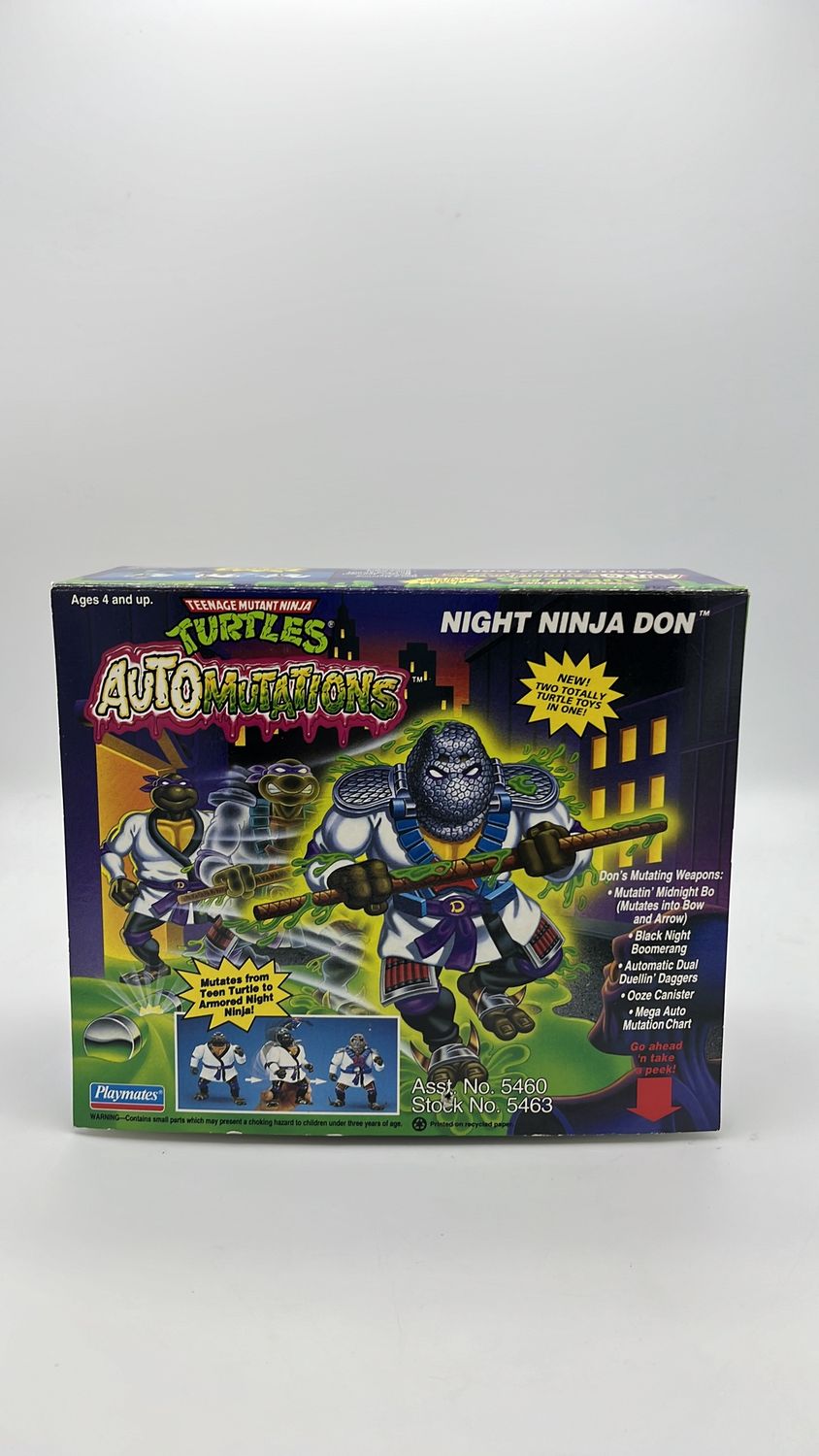 Playmates TMNT Figure AutoMutations Night Ninja Don Vintage 1993