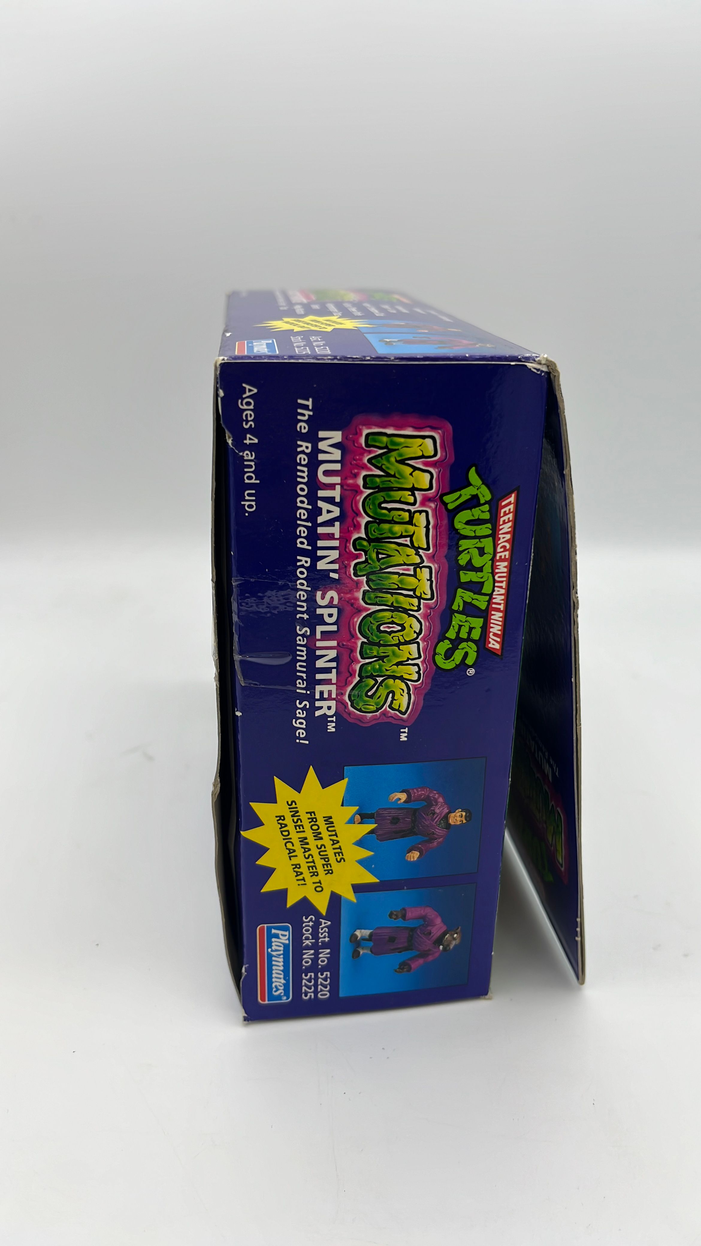 Playmates TMNT Mutations Mutatin’ Splinter Vintage Figure 1992 (used) view 3