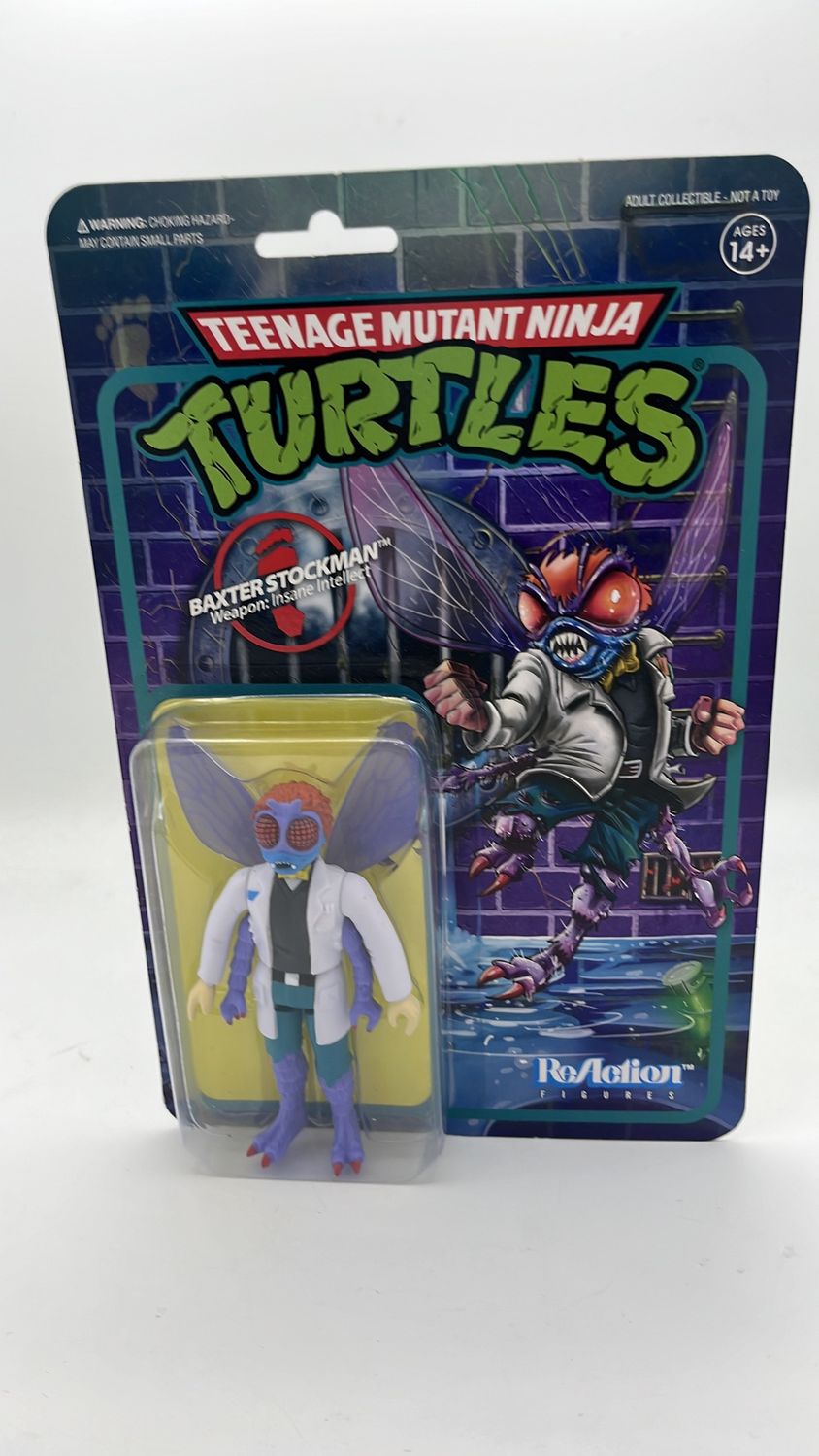 Super7 ReAction Teenage Mutant Ninja Turtles Baxter Stockman Figure 2020