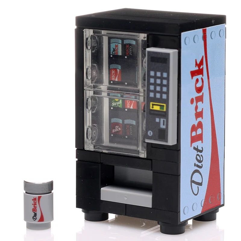 B3 Diet Brick Soda Vending Machine Custom Lego