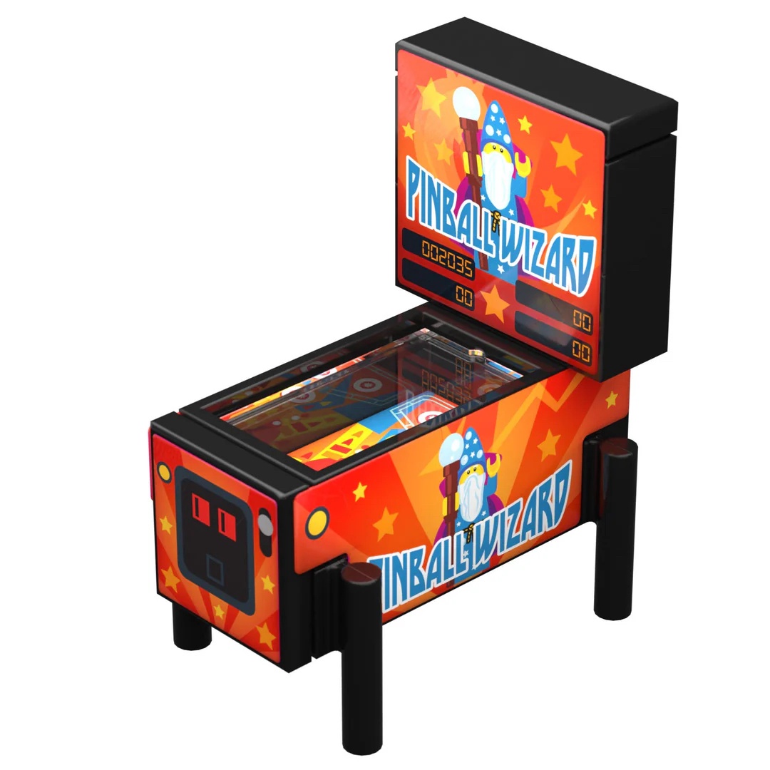 B3 Pinball Wizard Arcade Machine Custom Lego