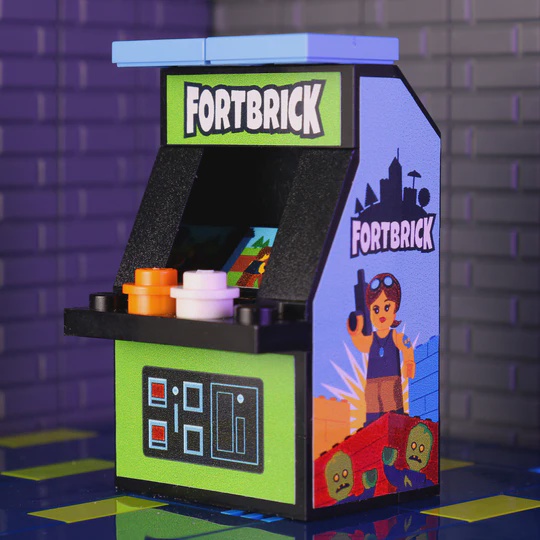 B3 Fortbrick Arcade Machine Building Set Custom Lego