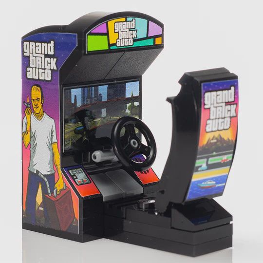 B3 Grand Brick Auto Arcade Racing Game Custom Lego