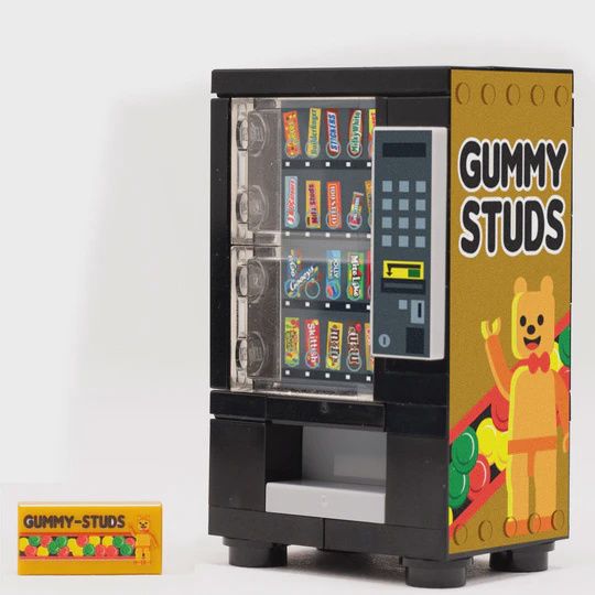 B3 Gummy Studs Vending Machine Custom Lego