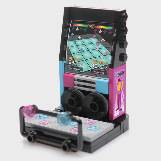 B3 Arcade Dance Machine Minifig Building Set Custom Lego
