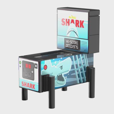 B3 Shark Pinball Arcade Machine Building Set Custom Lego