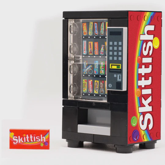 B3 Skittish Candy Vending Machine Custom Lego