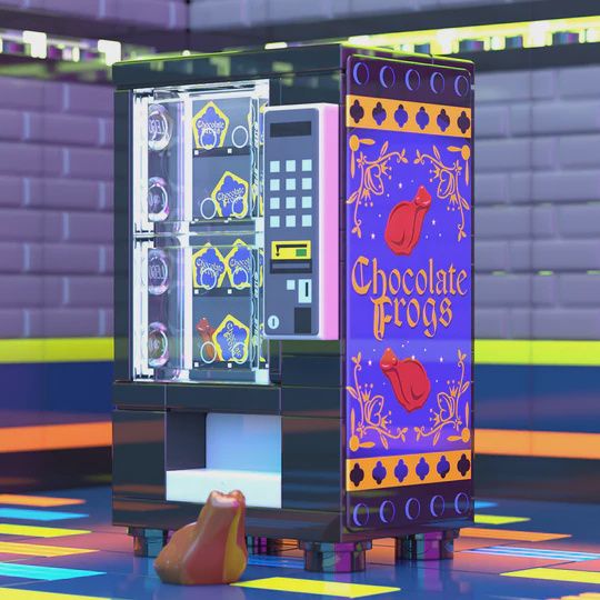 B3 Chocolate Frogs Vending Machine Building Set Custom Lego