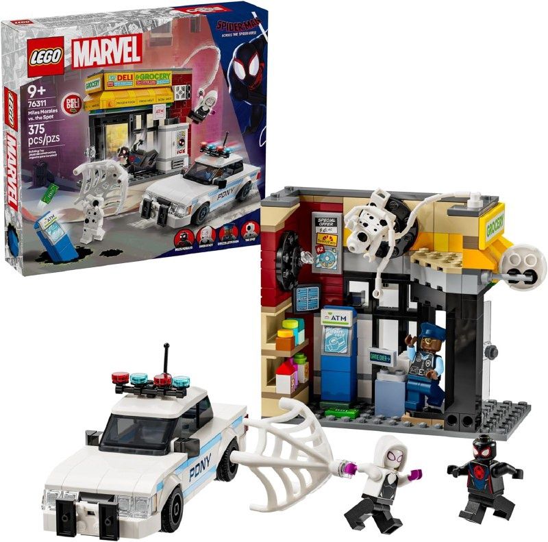 Lego 76311 Marvel Spider-Man Miles Morales Vs. the Spot 2025