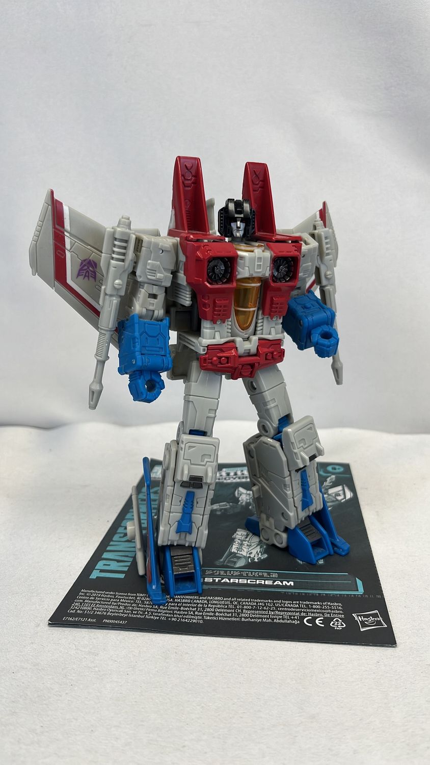 Hasbro Transformers War For Cybertron Earthrise Starscream Figure 2020 (used)