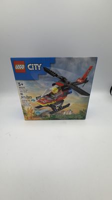 Lego 60411 City Fire Rescue Helicopter Toy
