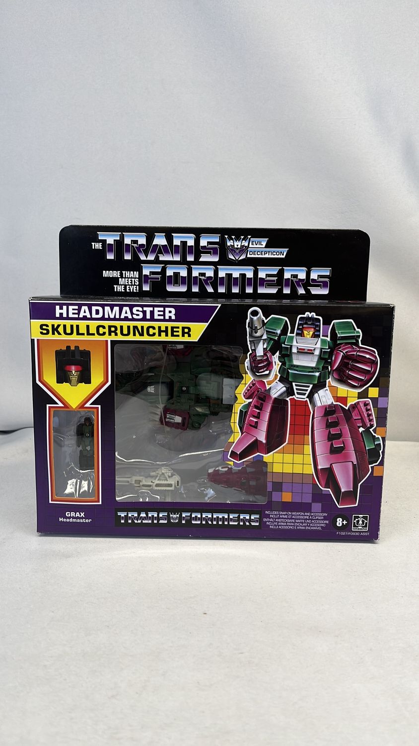 Hasbro Transformers Headmasters Skullcruncher Figure 2021 (used)