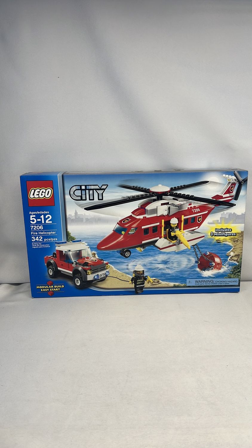Lego 7206 City Fire Helicopter 2010
