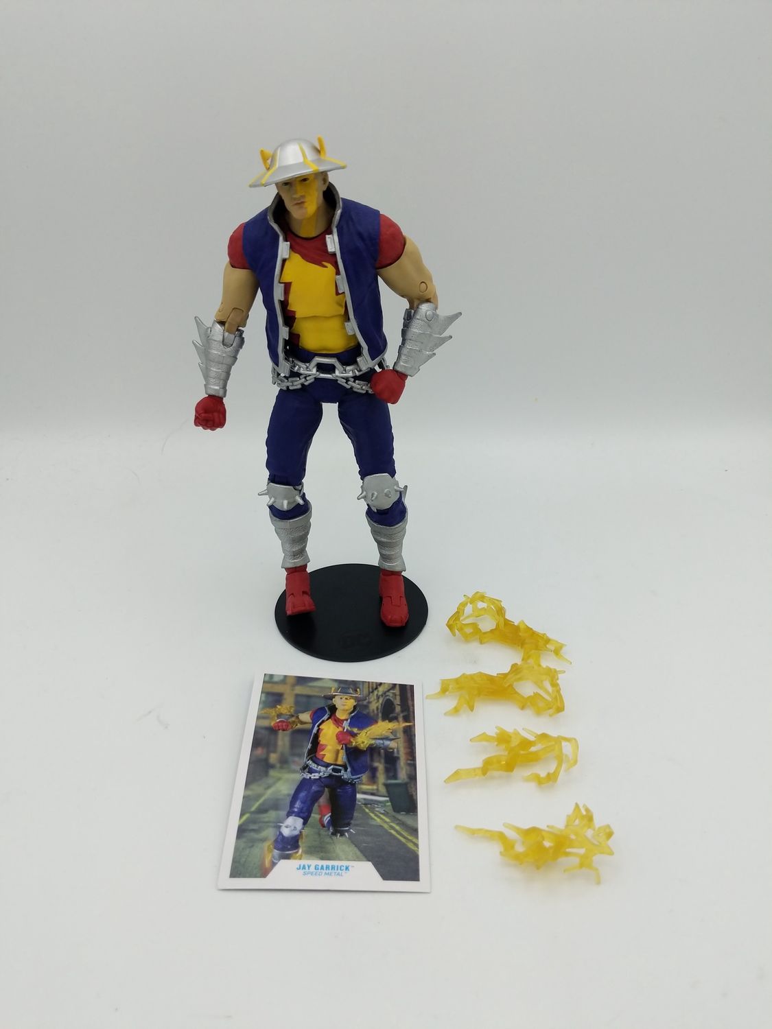 Mcfarlane Toys DC Jay Garrick Speed Metal Figure 2022 (used)