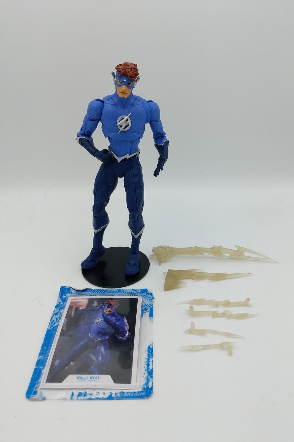 McFarlane Toys DC Wally West Speed Metal Figure 2022 (used)