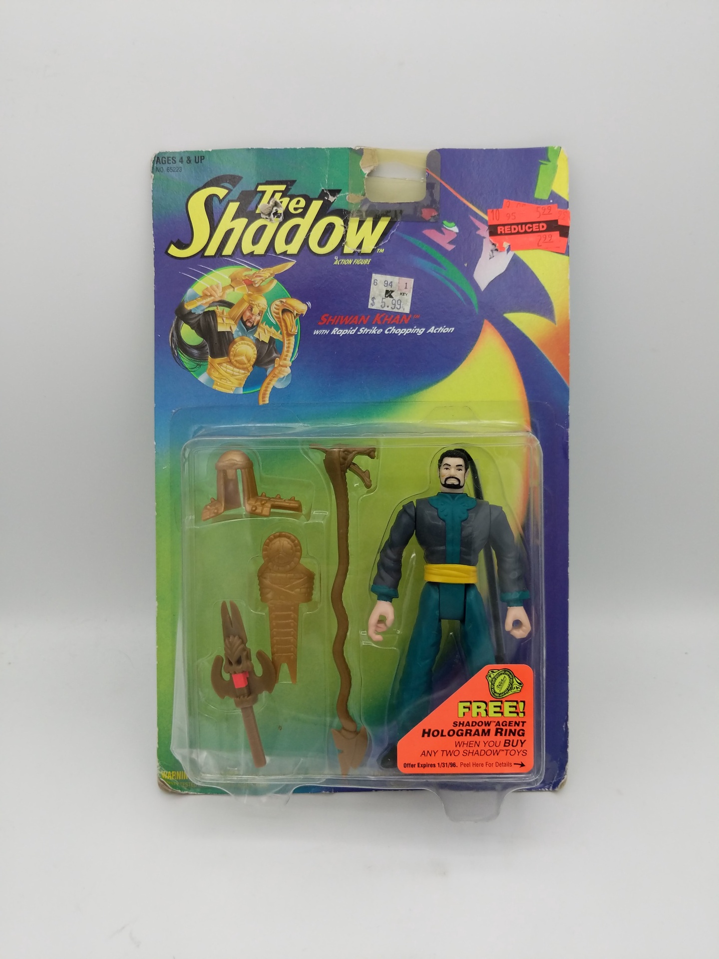 Kenner The Shadow Shiwan Khan Vintage Figure 1994