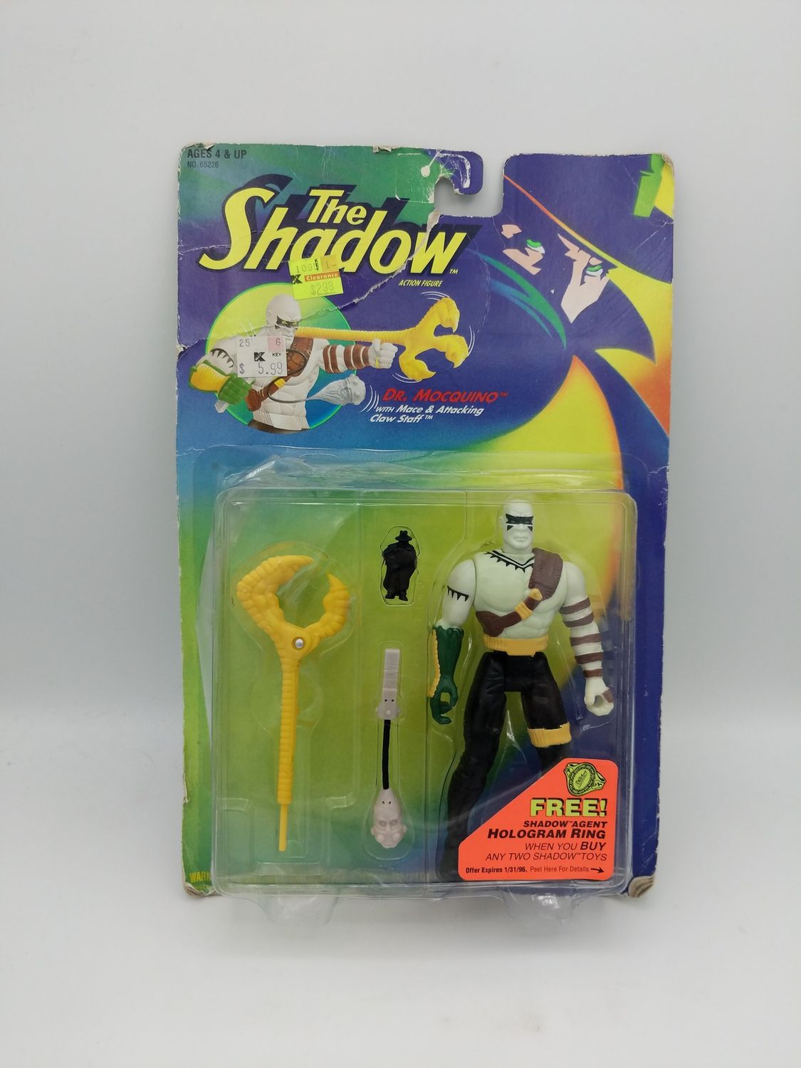 Kenner The Shadow Dr. Mocquino Vintage Figure 1994