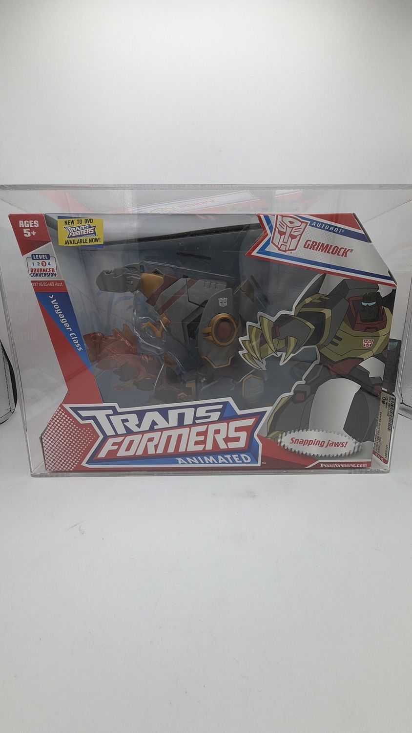 Hasbro GRADED *90* Transformers Animated Voyager GrimlocK