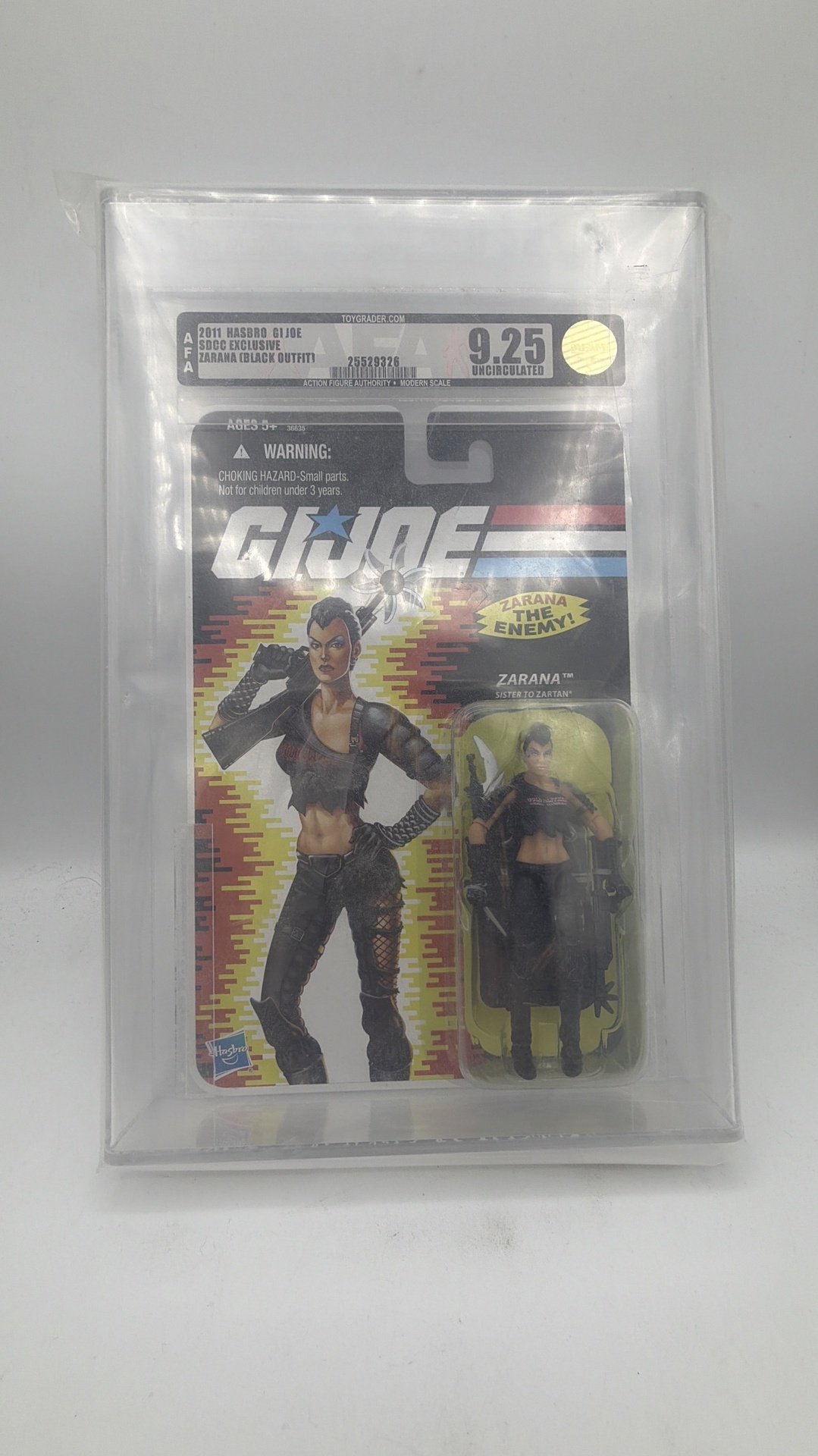 Hasbro 2008 GRADED *9.25* GI Joe Zarana Dreadnok