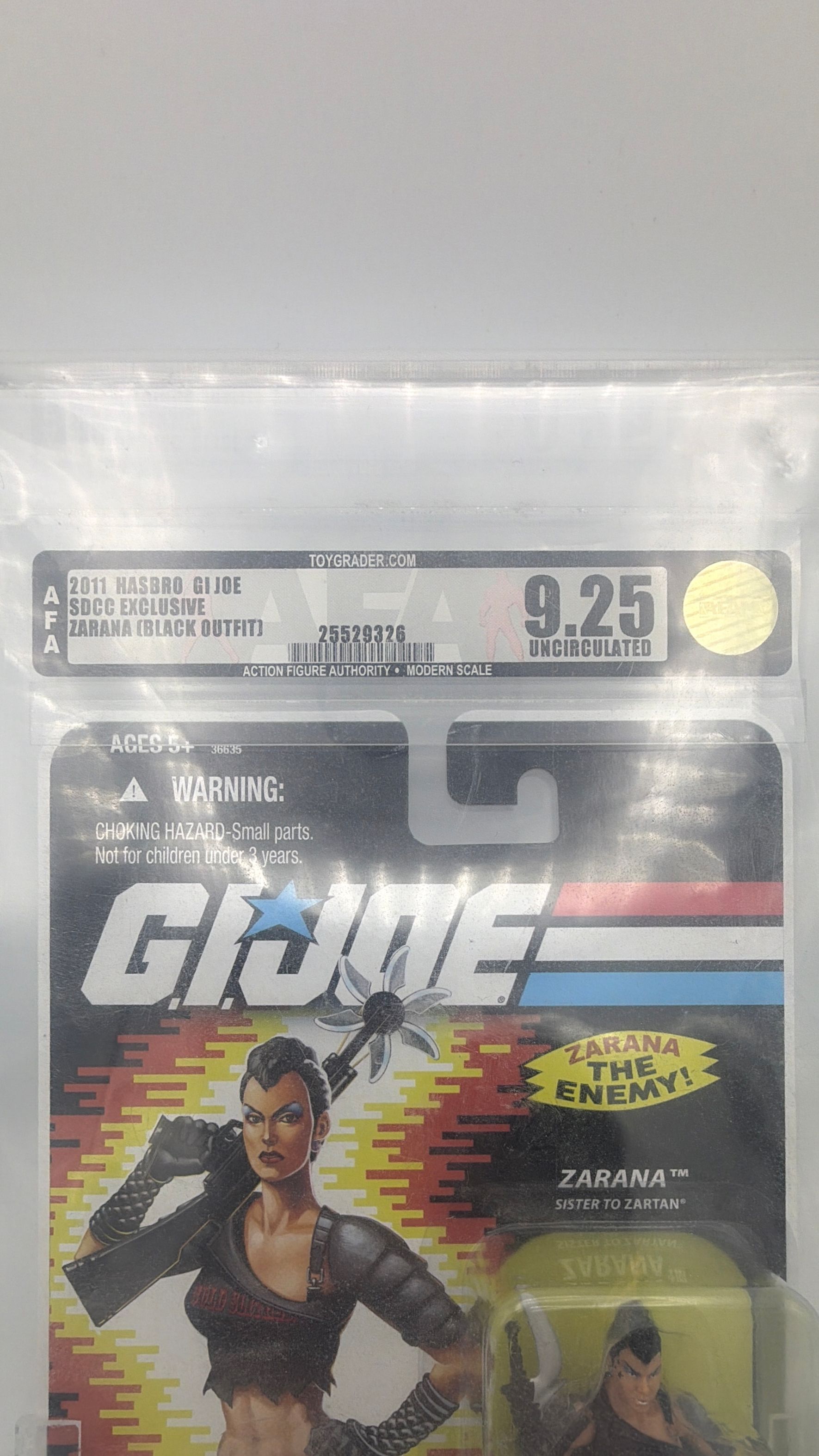 Hasbro 2008 GRADED *9.25* GI Joe Zarana Dreadnok view 2